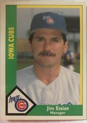 Jim Essian #24 Baseball Cards 1990 CMC Iowa Cubs Prices