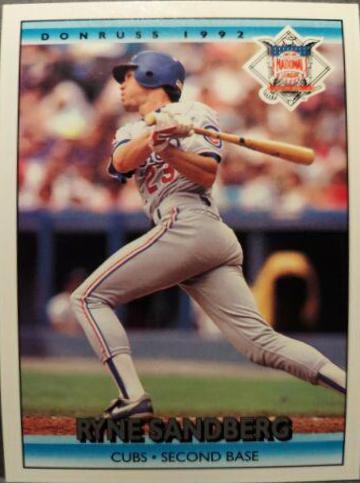 Ryne Sandberg #429 Baseball Cards 1992 Donruss