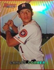 Carlos Correa [Orange Refractor] #96BB-CC Baseball Cards 2016 Bowman's Best 1996 Prices