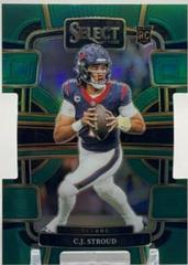 C.J. Stroud [Green Prizm Die-Cut] #41 Football Cards 2023 Panini Select Prices