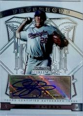 Drew Storen [Autograph] #BSPDS Baseball Cards 2009 Bowman Sterling Prospects Prices