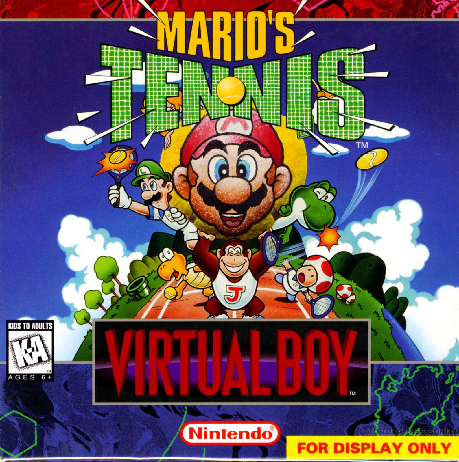Mario's Tennis Virtual Boy