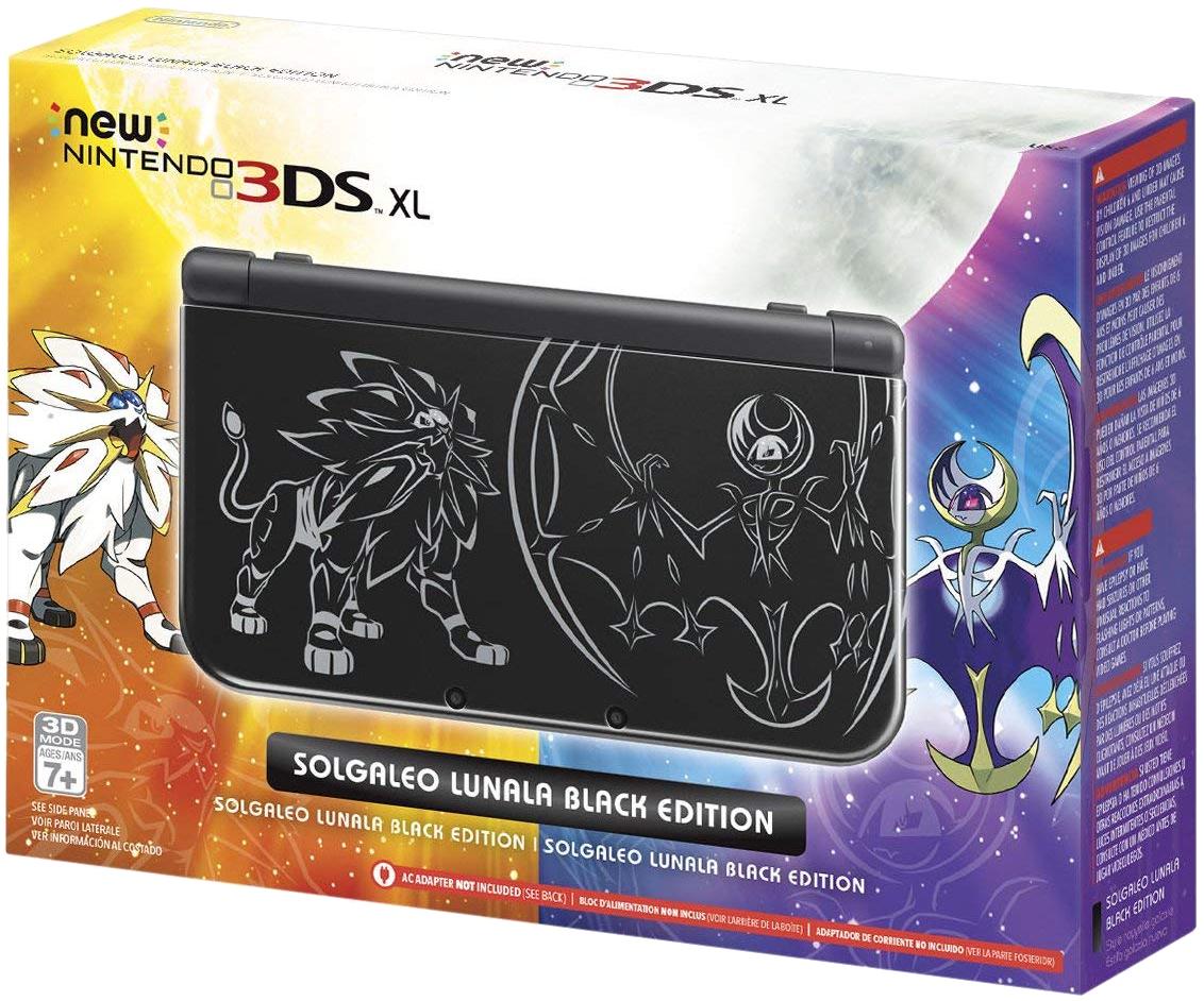 New Nintendo 3DS XL Solgaleo Lunala Black Edition Nintendo 3DS