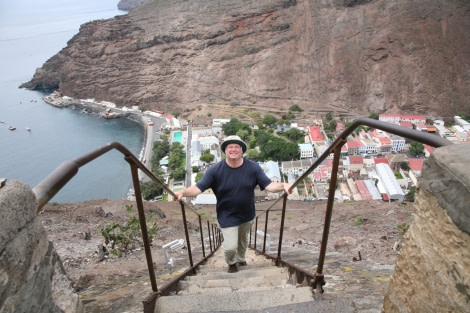Or climb the Jacob's ladder in Jamestown with its 699 steps Or climb the Jacob's ladder in Jamestown with its 699 steps