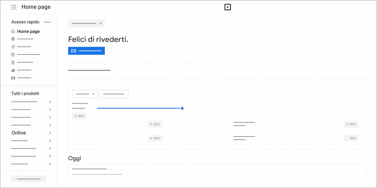 Un'animazione che mostra come aggiungere nuovo codice utilizzando Square Online.