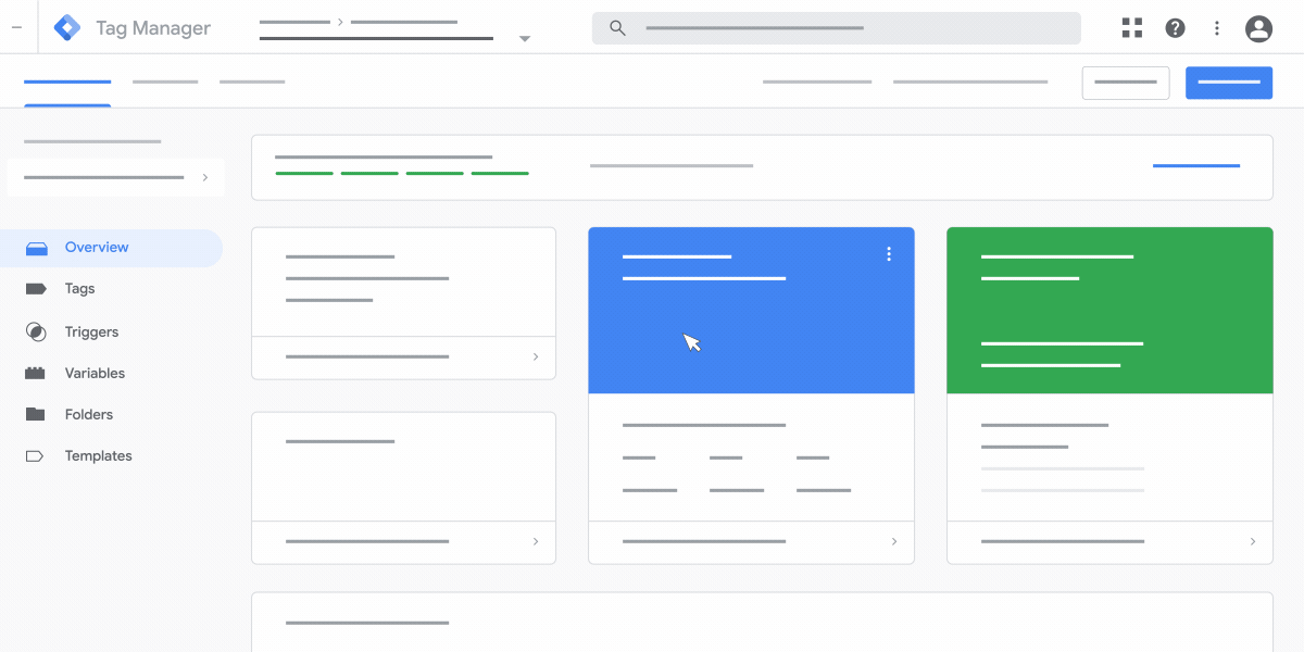 An animation showing how to set up Conversion Linker in Tag Manager.