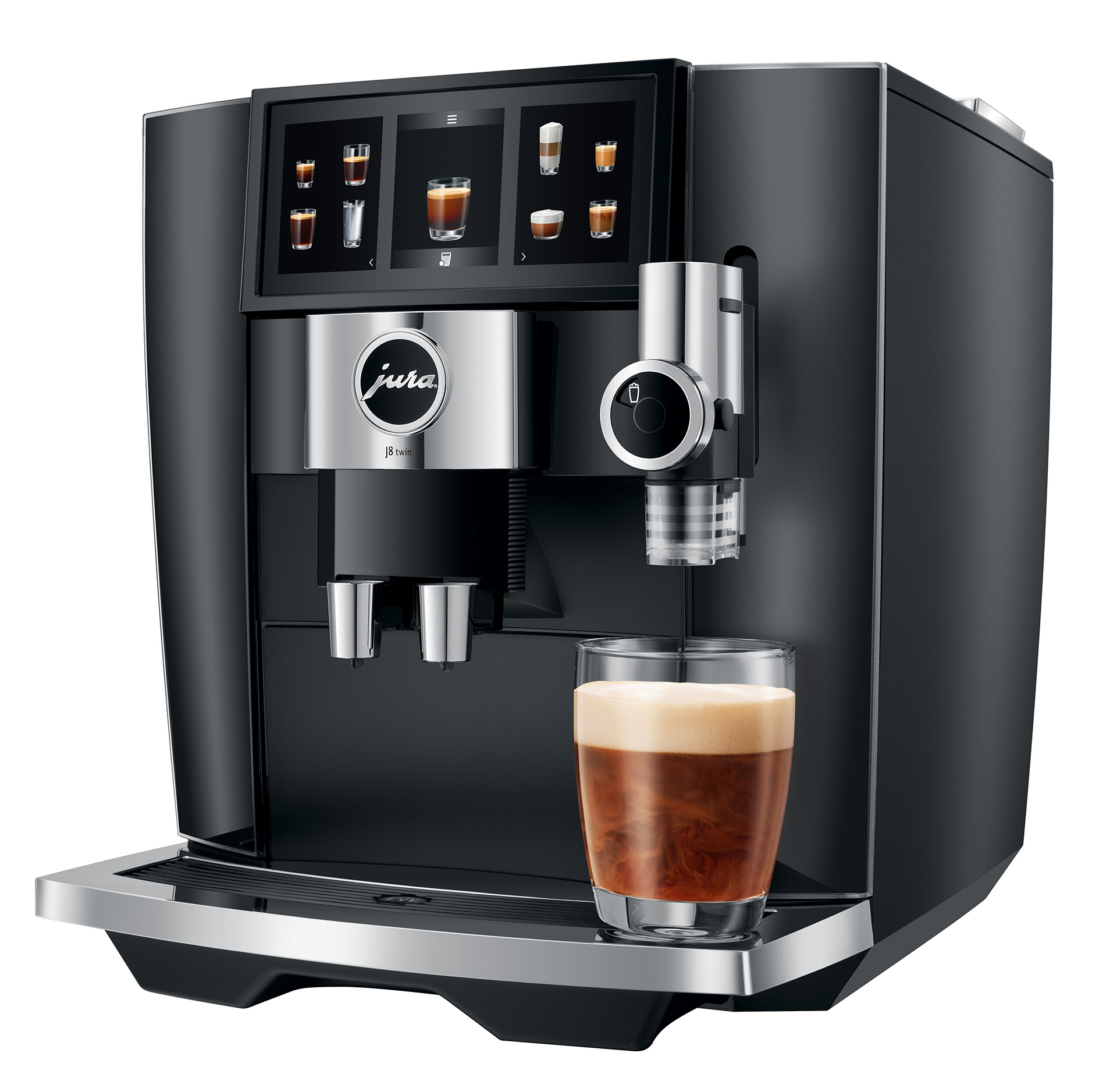 JURA J8 twin Diamond Black (EA) koffiemachine