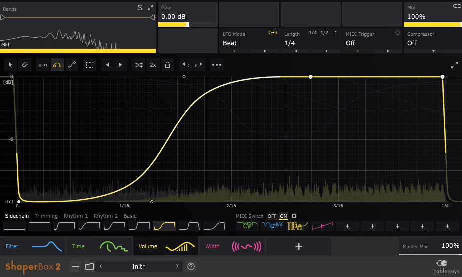 VolumeShaper 6 – Instant Ducking-Effekte und mehr