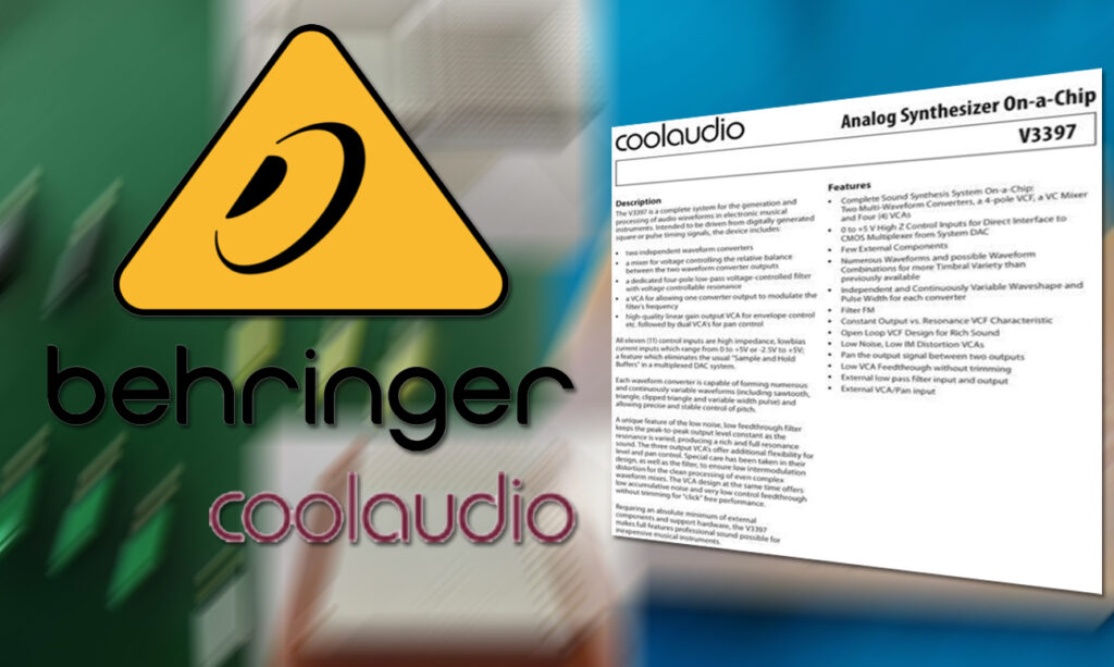 Behringer|Coolaudio kopieren den CEM3396 Chip (Foto: Behringer)