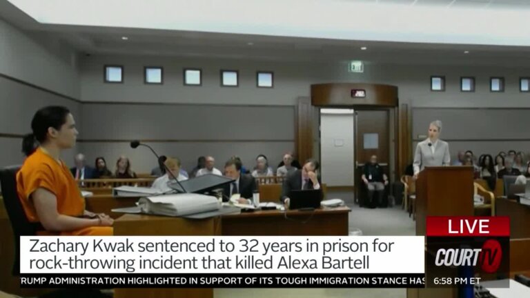 wide shot of a courtroom