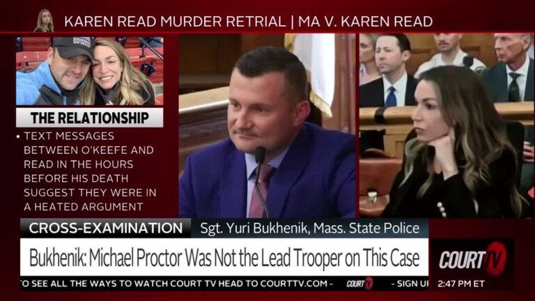 witness smirks on the stand